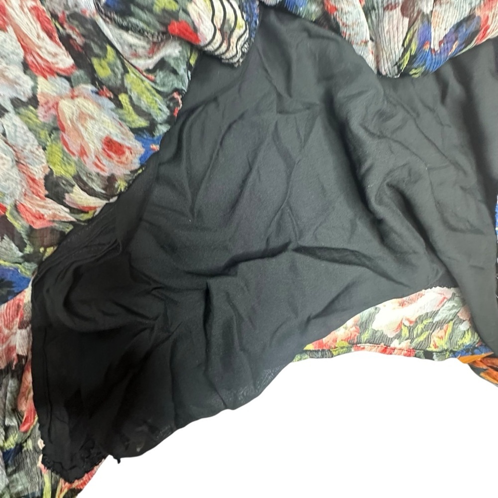 Anthropologie Marais Printed Chiffon Maxi Gown xs - Picture 6 of 12